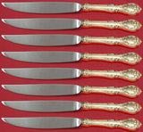 King Edward by Gorham Sterling Silver Steak Knife Set 8pc Not Serrated Custom