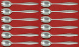 Diamond by Reed and Barton Sterling Silver Ice Cream Dess. Fork Custom Set 12pcs