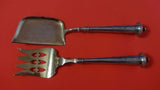 L. Berth by Danish Sterling Silver Fish Serving Set 2pc Copenhagen GW BC  11"