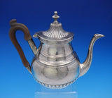 Portuguese .833 Silver Tea Set 5-Piece with Fluted / Ribbed Design (#3688)