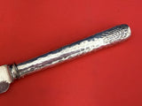 Antique Hammered by Gorham Sterling Silver Dinner Knife Blunt SP Large 10 1/2"