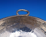 Tane Mexican Sterling Silver Dip Dish / Salsa Pair Snake Handle Hammered (#7990)