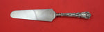 Iris by Durgin-Gorham Sterling Cake Server narrow silverplate blade 9 1/2"