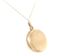 10k Yellow Gold Round Locket with Genuine Natural Diamond in Starburst (#J6433)