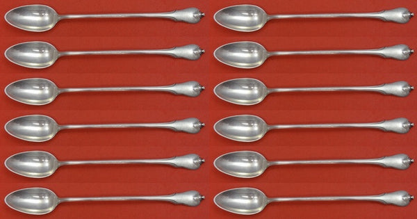 Grand Colonial by Wallace Sterling Silver Iced Tea Spoon Set 12 pieces 7 1/2"