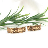 Gold Filled Cufflinks Converted from Victorian Wedding Band (#J7361) Jewelry