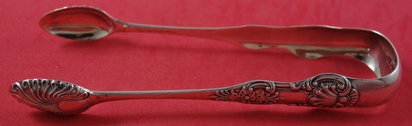 Kings English Sterling By Unknown Sterling Sugar Tongs c. 1861 Glasgow, England
