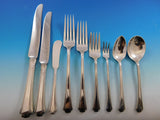 Georgian Colonial by Wallace Sterling Silver Dinner Flatware Set Service 108 Pcs