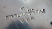 Henckel Sterling Silver Cake Stand Pierced and Engraved #888 (#1584)
