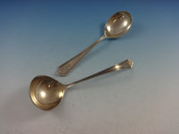 John Alden by Watson Sterling Silver Flatware Set 8 Service 45 Pcs "P" Monogram