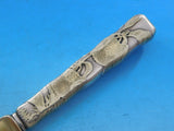 Lap Over Edge Acid Etched by Tiffany Sterling Dessert Knife GW HHAS w/ Oranges
