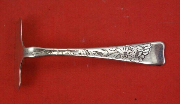 Lap Over Edge Acid Etched by Tiffany Sterling Silver Baby Food Pusher 3 1/2"