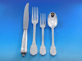 Soubise by Puiforcat French Sterling Silver Flatware Set Service 45 pcs Dinner