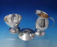 Blossom by Durham Sterling Silver Tea Set 4pc Coffee Tea Sugar Creamer (#5221)