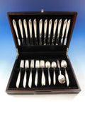 Silver Rhythm by International Sterling Silver Flatware Set 12 Service 60 pcs