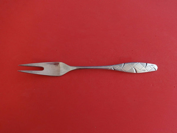 Diamant aka Diamond by A. Dragsted Sterling Silver Pickle Fork 2-Tine 6"
