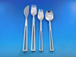 Avanti by Celsa Mexico Sterling Silver Flatware Set 8 Service Modern 32 pieces
