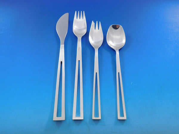 Avanti by Celsa Mexico Sterling Silver Flatware Set 8 Service Modern 32 pieces