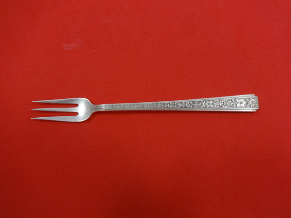 Chased Classic by Lunt Sterling Silver Cocktail Fork 5 1/2" Vintage Silverware