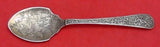 Chinese Export by Unknown Sterling Silver Sugar Spoon with Bird 6" Serving