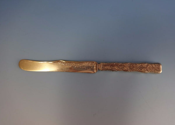 Lap Over Edge Acid Etched by Tiffany & Co. Sterling Breakfast Knife Fans/Shells