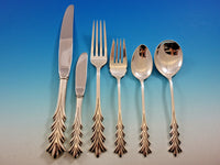 Crest of Arden by Tuttle Sterling Silver Flatware Set for 8 Dinner Size 56 pcs