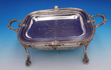 English Silverplate Roll Top Chafing Dish by Charles Edward Nixon (#9213)