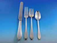 Reeded Edge by Tiffany Sterling Silver Flatware Set for 8 Service 101 pieces