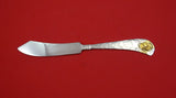 Medallion aka Etruscan by Shiebler Sterling Fish Knife w/golden woman  7 3/4"