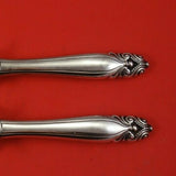 King Christian by Wallace Sterling Silver Steak Carving Set 2pc HH WS Vintage