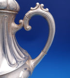 Norwegian .830 Silver Coffee Set 3pc Coffee Sugar Creamer #854 (#8065) Lovely!