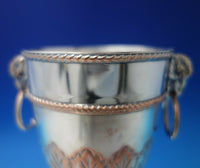 Sheffield English Estate Silverplated Copper Urn w/Ram Handles no lid (#5610)