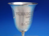 Preisner Sterling Silver Water Goblet Milwaukee Club 6 3/8" 3.67 ozt #5 (#8662)