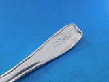 Lap Over Acid Etched by Tiffany Sterling Silver Regular Fork Flowers 7 1/4" #1