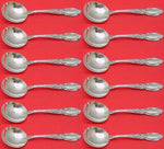 King Richard by Towle Sterling Silver Cream Soup Spoons 6 1/8" Set of 12