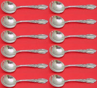 King Richard by Towle Sterling Silver Cream Soup Spoons 6 1/8" Set of 12