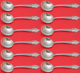 King Richard by Towle Sterling Silver Cream Soup Spoons 6 1/8" Set of 12