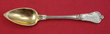 Philippe Berthier French Sterling Silver Coffee Spoon vermeil & engine 5 5/8"