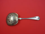 Duchess by Whiting Sterling Silver Pea Spoon light GW pierced w/ design 8 5/8"