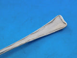 Lap Over Edge Acid Etched by Tiffany Sterling Parfait Spoon Floral Motif 6"