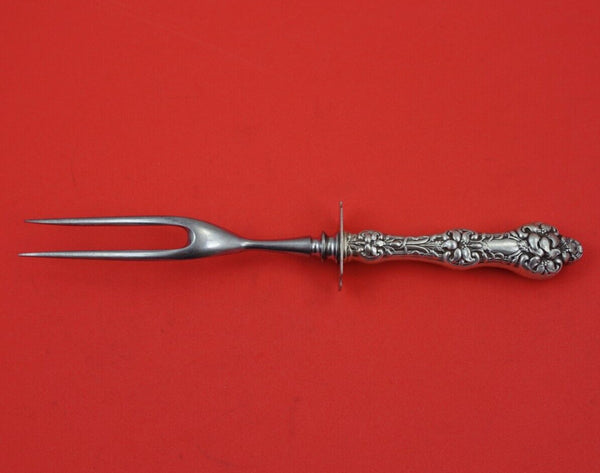 Old Orange Blossom by Alvin / Gorham Sterling Silver Steak Carving Fork 8 1/2"