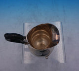 Jezler Swiss .800 Silver Creamer with Ebony Handle #1703 4" x 4" (#3935)