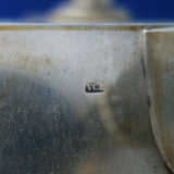 Vincenz Carl Dub Austrian .800 Silver Tea Set 3pc Art Deco Style (#5391)