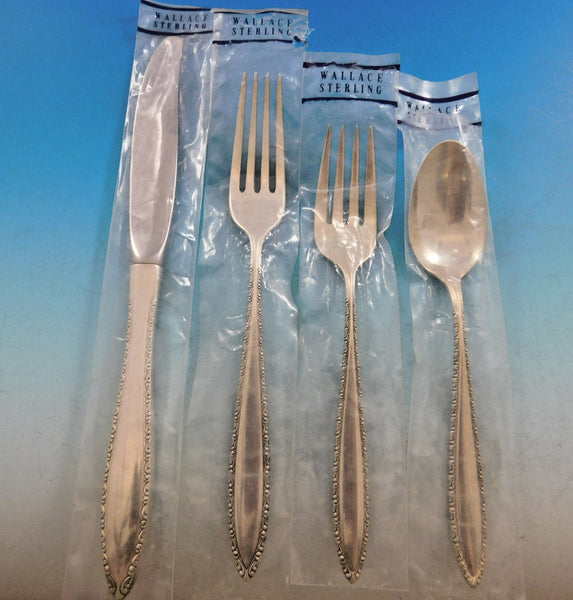 Michele by Wallace Sterling Silver Flatware Set Service 33 pieces New Unused