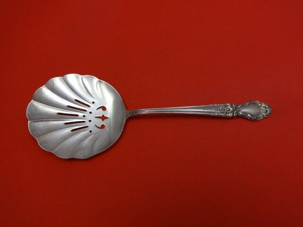 Brocade by International Sterling Silver Tomato Server Pierced 7 7/8" Serving