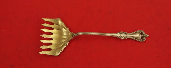 Old Colonial by Towle Sterling Silver Sardine Fork gold washed  5"