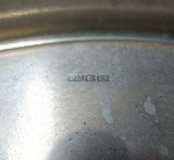 Beaded by GM English Silverplate Plateau Mirror 17" x 4" w/ Dragon Crest (#5881)