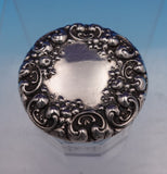 La Pierre Sterling Silver Glass Dresser Jar GW Interior Non-Mono #464 (#9165)