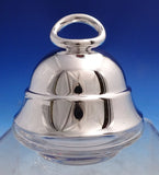 Vertigo by Christofle Silverplate and Glass Butter Dome 3 1/4" Unused (#8751)