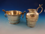 Art Silver Sterling by Gorham Sugar & Creamer w/3D Butterflies Aesthetic (#2891)